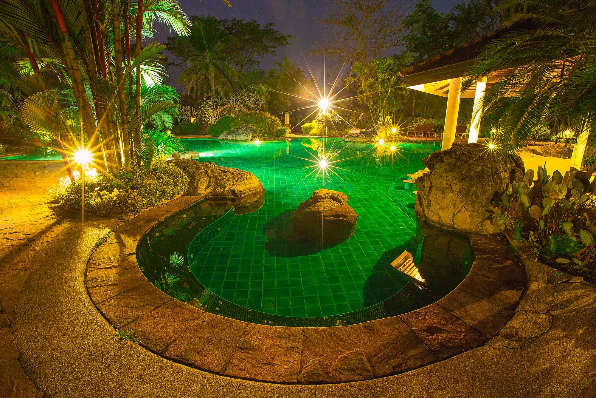 Night pool